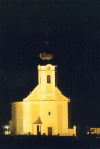 Pfarrkirche bei Nacht